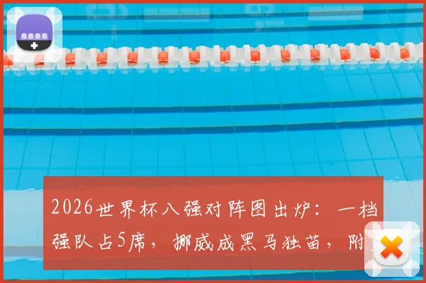 2026世界杯八强对阵图出炉：一档强队占5席，挪威成黑马独苗，附最新赛程与实力分析